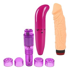 Vibrator Realistic Pachet Trio Extaz: Putere, Precizie și Plăcere