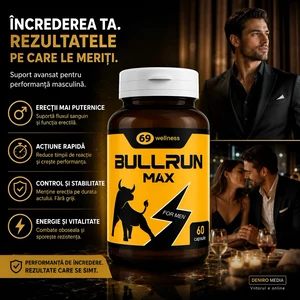 Pastile BullRun Max Ero 60 capsule