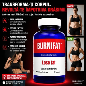Pastile Burnifat Arderea Grăsimilor 60buc