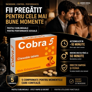 Pastile Cobra Pentru Erecție 5buc
