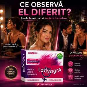 Pastile Creștere Libido Femei Ladyagra 10buc