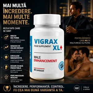 Pastile Creștere Penis Vigrax XL 60capsule