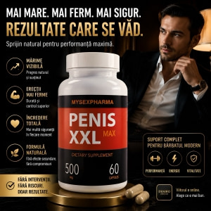 Pastile De Mărirea Penisului XXL Max 60 Capsule