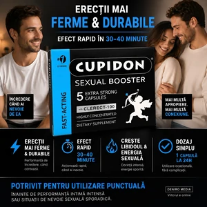 Pastile Erecție Cupidon Sexual Booster 5 buc