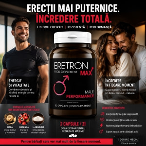 Pastile Erecție Și Potență Eretron Max 30 capsule