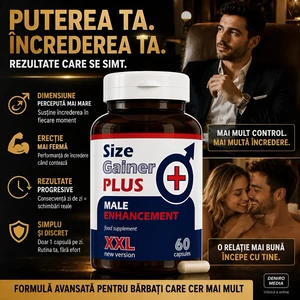 Pastile Mărire Penis Size Gainer Plus 60capsule