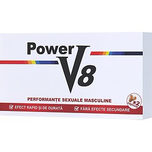 Pastile Pentru Erecție Și Potență Power V8 pe Denysa.ro