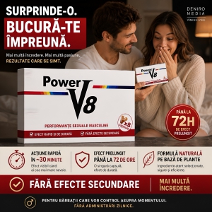 Pastile Pentru Erecție Și Potență Power V8 8buc