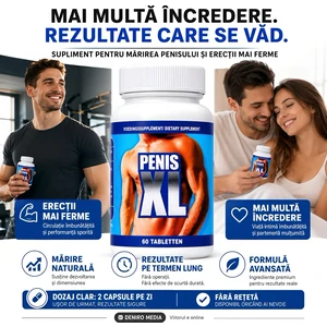 Pastile Pentru Mărirea Penisului XL 60 buc