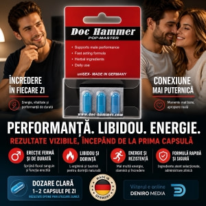 Pastile Potență Doc Hammer Pop-Master 3buc