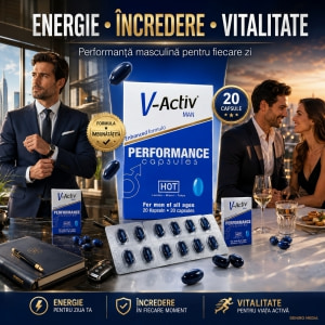 Pastile Potentă V-Activ Pentru Bărbați 20buc