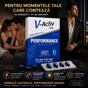 Pastile Potentă V-Activ Pentru Bărbați 20buc