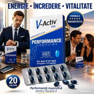 Pastile Potentă V-Activ Pentru Bărbați 20buc