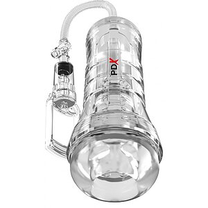 PDX ELITE ViewTube Vac XXL Pump cu EZ-Grip Transparent pe Denysa.ro