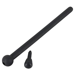 Penis Plug Wet Play With Stopper Negru