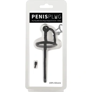 Penis Plug Wet Play With Stop Negru
