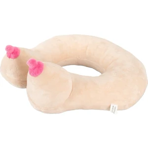 Pernă Cervicală Plush cu Formă de Sâni pe Denysa.ro