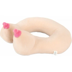 Pernă Cervicală Plush cu Formă de Sâni pe Denysa.ro