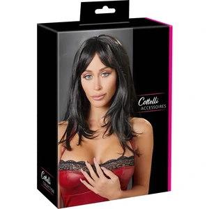 Perucă Cottelli Collection Long Black Wig