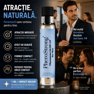 PheroStrong Glow-Up - Parfum Feromoni 1 ml Bărbați
