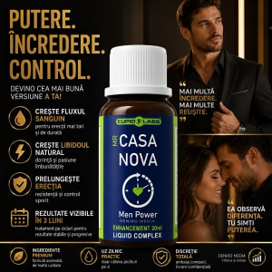 Picături Casă Nova Pentru Potență Și Mărire 20ml