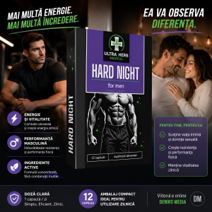 Pills Hard Night 12 Capsule: Potență Pentru Bărbați