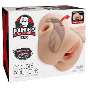 Pipedream PDX Plus Pounder Dublu 10 Moduri Reîncărcabil