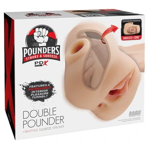 Pipedream PDX Plus Pounder Dublu 10 Moduri Reîncărcabil