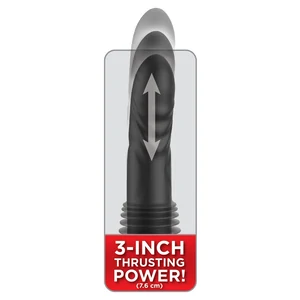 Pipedream Vibrator De Împingere 7.6 cm, 10 Moduri, USB C Negru
