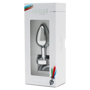 Pisa Anal Plug with LED Lights Gri