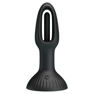 Pretty Love Hubert Vibrator Anal cu 7 Moduri Wiggling Negru pe Denysa.ro