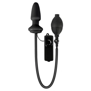 Plug Anal Ajustabil Cu Vibrații Funny Hills Negru