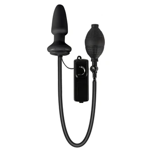 Plug Anal Ajustabil Cu Vibrații Funny Hills Negru