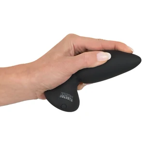 Plug Anal Black Velvets RC Vibrating Negru