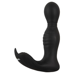 Plug Anal RC 2 Funcții, Rotativ și Vibrant Negru