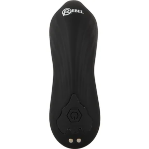 Plug Anal RC 2 Funcții, Rotativ și Vibrant Negru