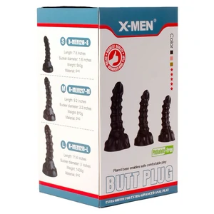 Plug Anal X-MEN Monster Plug 3 M Negru