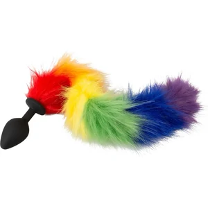 Plug Anal You2Toys cu Coadă Pufoasă Rainbow 42 cm Plug Anal You2Toys cu Coadă Pufoasă Rainbow 42 cm pe Denysa.ro