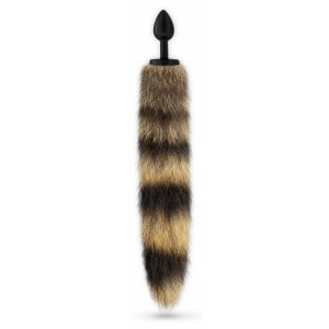 Crushious Foxy Delight Plug Anal cu Coadă 30 cm Negru