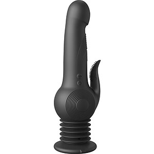 Pogo Thruster – Vibrator 3 Viteze, 10 Moduri, USB, Ventuză Negru