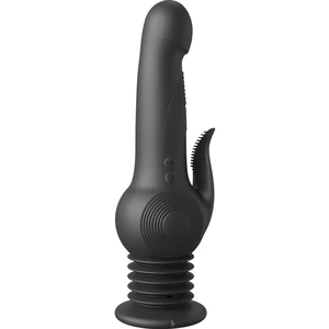 Pogo Thruster – Vibrator 3 Viteze, 10 Moduri, USB, Ventuză Negru