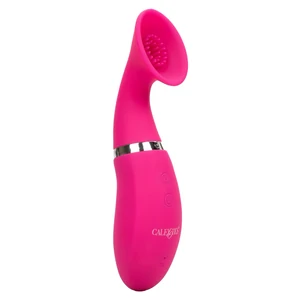 Pompa Clitoris Cu Aspiratie Sincronizata Si Vibratii Mini Pompa Clitoris Roz Pentru Stimulare Precisa