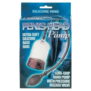 Pompă Penis Head Negru
