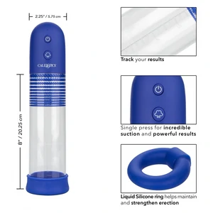 Pompă Penis Rechargeable Albastru