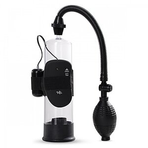 Pompă Penis Vacuum Pump Vibro Negru pe Denysa.ro