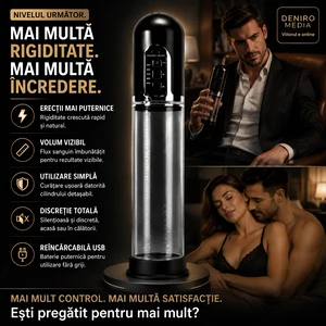 Pompă Penis X-MEN Electric Negru
