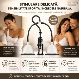 Pompa Vaccum She.E.O. Intensifică Sensibilitatea Bustului