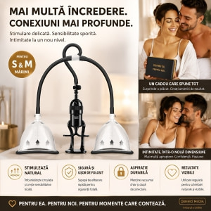 Pompa Vaccum She.E.O. Intensifică Sensibilitatea Bustului