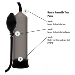 Pompă Vacuum Hidden Desire — Starter Discret Negru