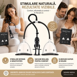 Pompă Vacuum Pentru Bust Stimulare Delicată